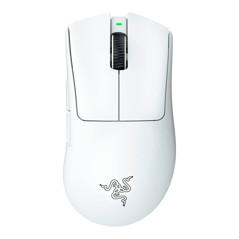 Razer Mouse sem fio DeathAdder V3 Pro: 64 g ultraleve – Sensor óptico Focus Pro 30K – Interruptores ópticos rápidos Gen-3 – HyperSpeed Wireless – 5 botões programáveis – Bateria de 90 horas – Branco