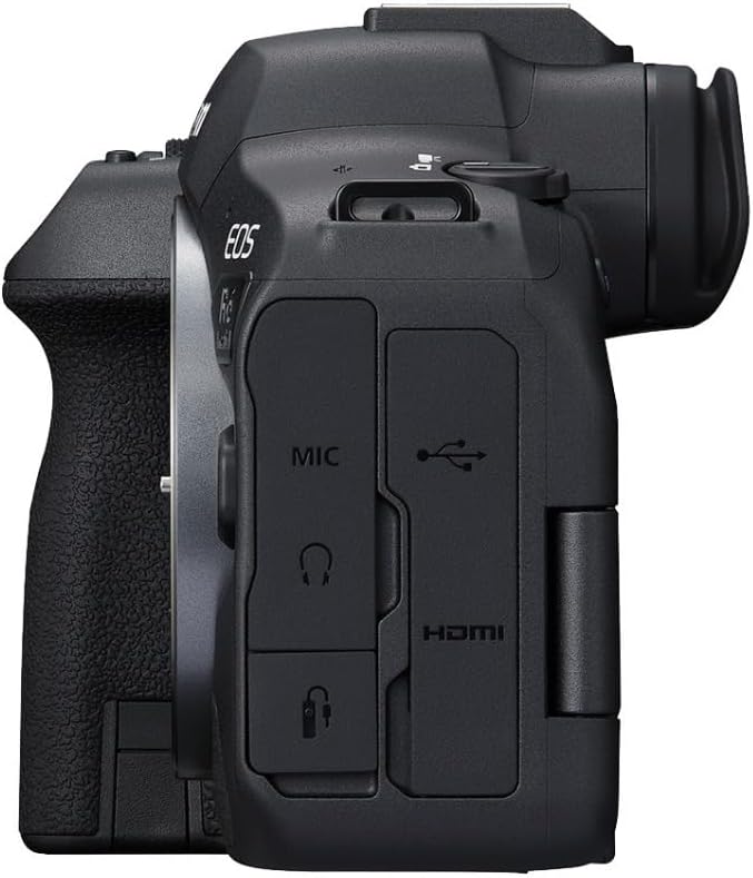 Canon Câmera mirrorless EOS R6 Mark II (apenas corpo), câmera full-frame, sensor CMOS de 24,2 megapixels, recursos de foto e vídeo, preto
