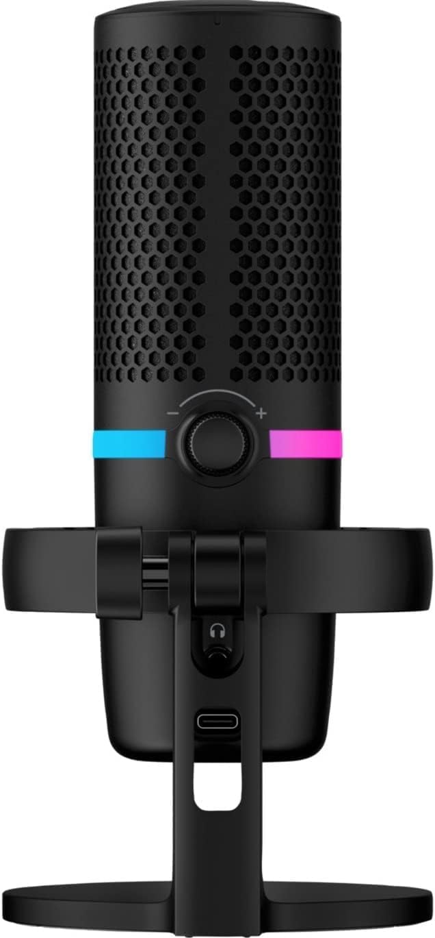 HyperX Duocast - USB Microphone (Black) - RGB Lighting -4P5E2AA