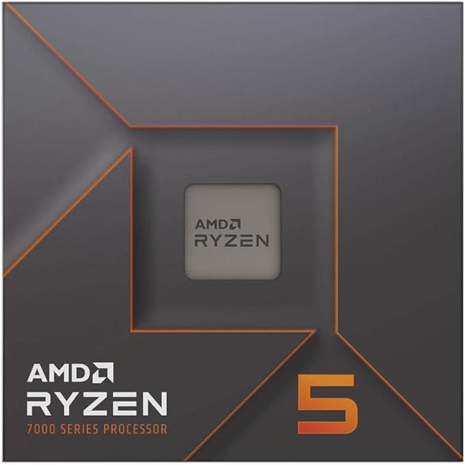 Processador AMD Ryzen 5 7600X Box (AM5/6 Cores/12 Threads/5.3GHz/38MB Cache/Radeon Graphics) Com Vídeo/Sem Cooler