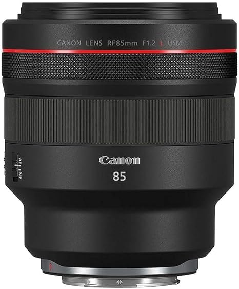 Lente Canon RF 85mm F1.2 L USM, Preta
