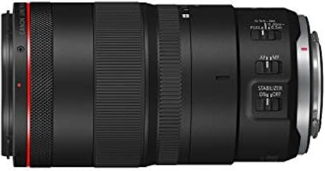 Lente Canon RF 100mm F2.8 L Macro IS USM – Lente Macro Teleobjetiva Média, Compatível com Câmeras Mirrorless da Série EOS R, Preta