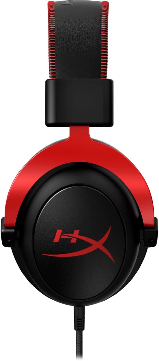 Headset Gamer Hyperx Cloud II, Kingston, KHX-HSPC-RD, Preto e Vermelho