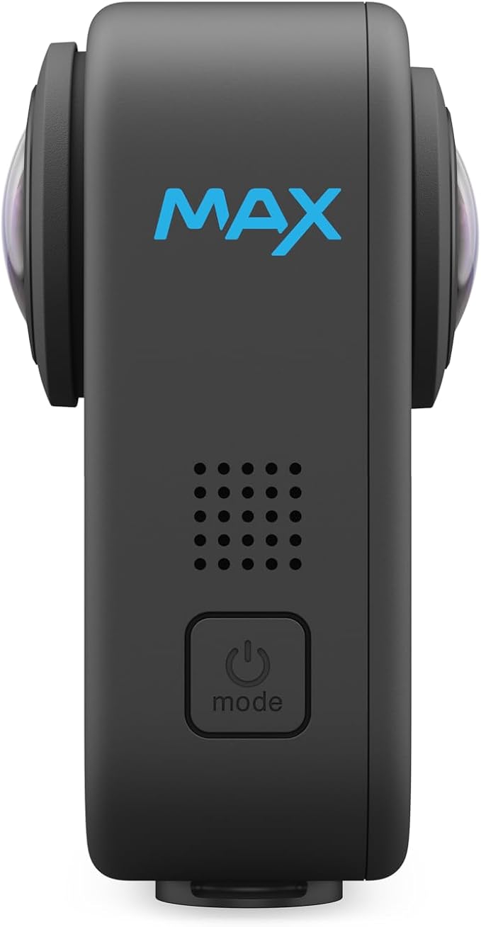 GoPro Max 360 - Câmera de Ação à Prova d'água, Vídeo 360 5.6K, Reenquadramento 4K, Foto 360, GPS, Live 1080p, Max HyperSmooth, TimeWarp, Trava de horizonte