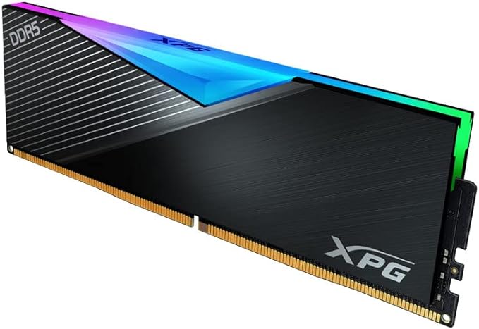 XPG Lancer RGB DDR5 6000MHz 32GB (2x16GB) CL40 UDIMM 288-Pins Desktop SDRAM DDR5 Dual Channel RAM Kit Dissipador de calor preto (AX5U6000C4016G-DCLARBK)