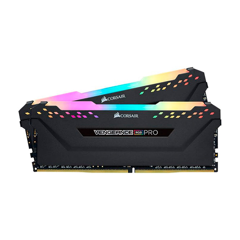 Memória Corsair Vengeance PRO RGB - 16GB (2x8GB), DDR4, 3200Mhz, C16, Preto - CMW16GX4M2Z3200C16