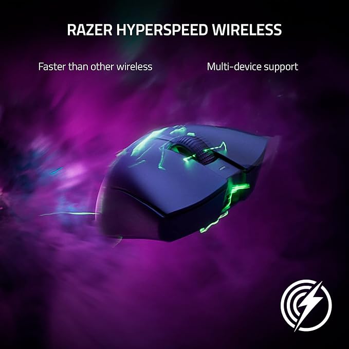 Razer Mouse sem fio DeathAdder V3 Pro: 64 g ultraleve – Sensor óptico Focus Pro 30K – Interruptores ópticos rápidos Gen-3 – HyperSpeed Wireless – 5 botões programáveis – Bateria de 90 horas – Branco