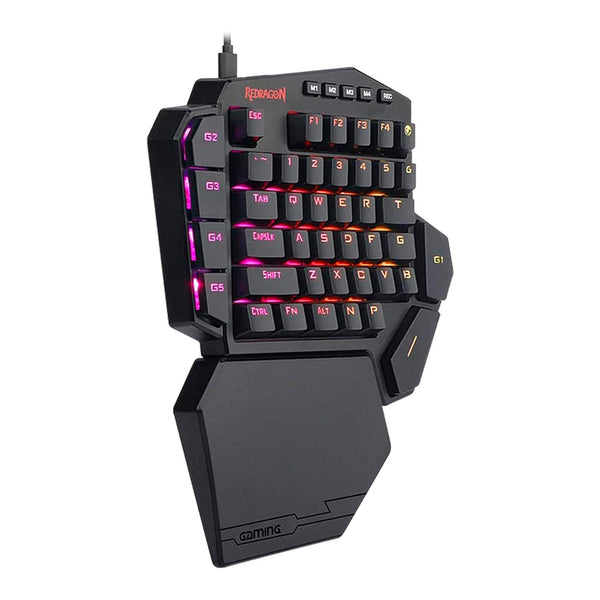 Teclado Mecânico Gamer Redragon One Hand RGB Chroma Switch Outemu Blue MK II - DITI K585RGB