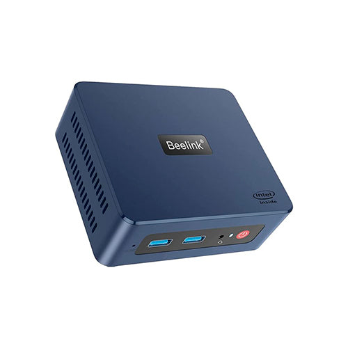 Beelink Mini PC W 11 Pro, Mini S computador desktop com processador de 4 núcleos de 11ª geração N5095, 8GB DDR4 RAM 256GB SSD Micro PC, HDMI duplo 4K @60Hz WiFi5/BT4.0/Gigabit Ethernet