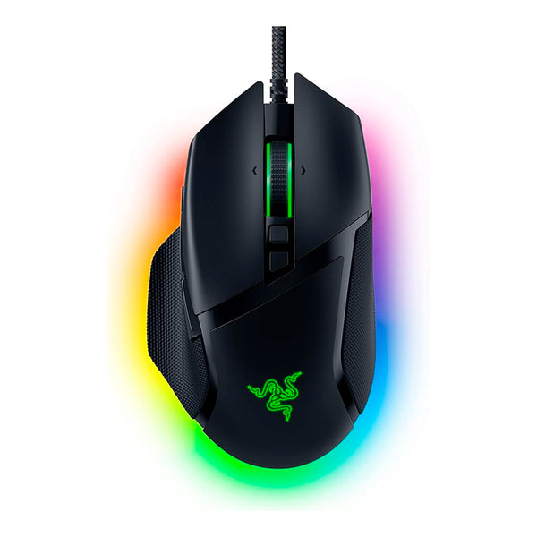 Mouse gamer ergonômico e personalizável Razer Basilisk V3, iluminação Chroma RGB, sensor óptico de 26K DPI, Classic Black