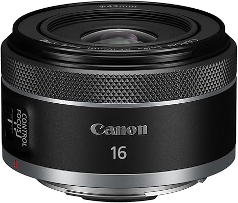 Lente Canon RF 16mm F2.8 STM – Ultra Grande Angular de Distância Focal Fixa, Compatível com Câmeras Mirrorless da Série EOS R, Preta