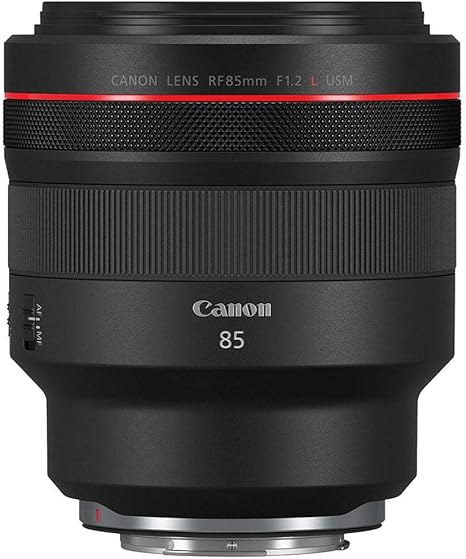 Lente Canon RF 85mm F1.2 L USM, Preta