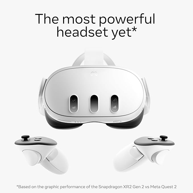 Oculus Quest 3 Advanced All- In- One VR Gaming Headset - Novo