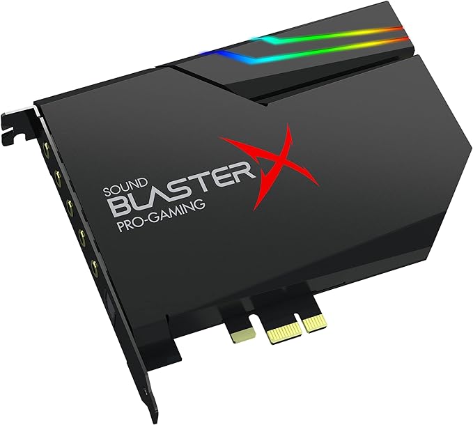 PLACA DE SOM PCI-E - SOUND BLASTER X AE-5 PLUS- RGB - 70SB174000003