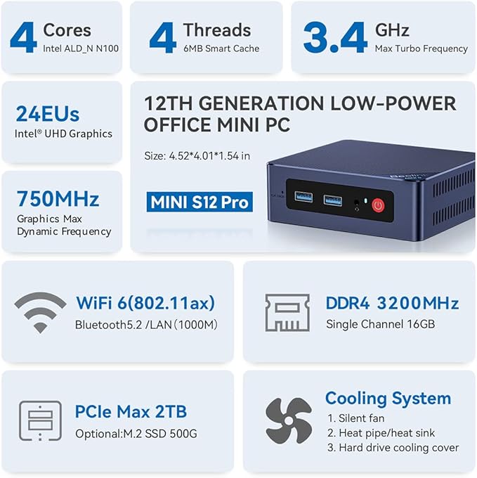 Beelink MINI S12 Intel® Alder Lake-N N95