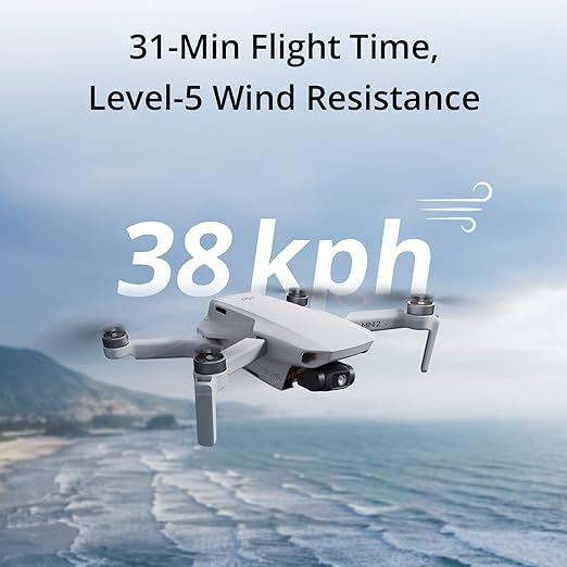 DJI Mini 2 SE, mini drone leve com vídeo QHD, transmissão de vídeo máxima de 10 km, tempo de voo de 31 minutos, menos de 249 g, retorno automático para casa, drone cardan de 3 eixos com EIS, drone com