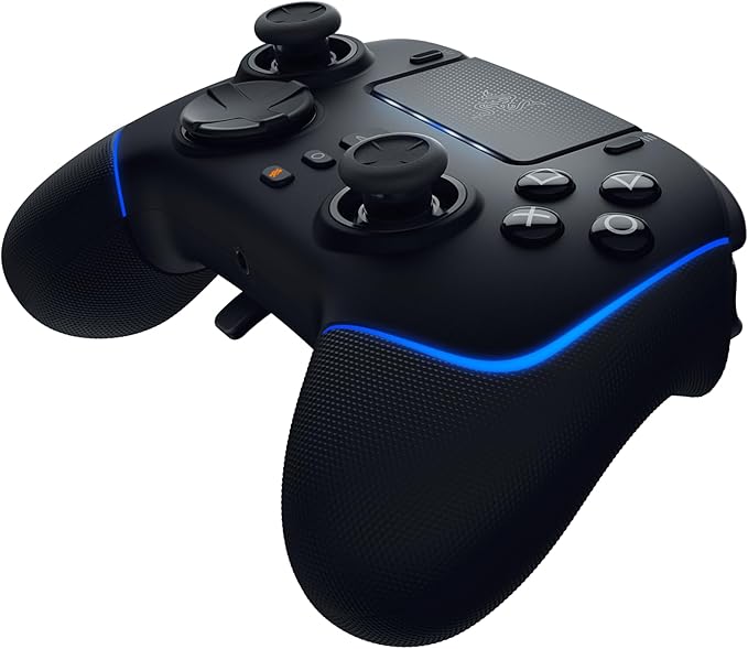 Razer Wolverine V2 Pro (licenciado para PlayStation) Controle de jogos profissional sem fio para consoles PS5 e PC, botões de ação táteis mecânicos, D-Pad de 8 vias - Preto
