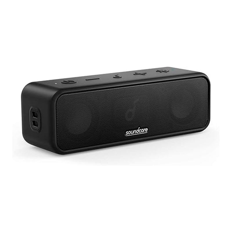 Soundcore 3 da Anker Soundcore, alto-falante Bluetooth com som estéreo, drivers de diafragma de titânio puro, tecnologia Partycast, bassup, reprodução de 24h, impermeabilidade IPX7,