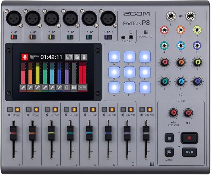 Zoom Podtrack P8 Gravador Digital e Estudio Portatil