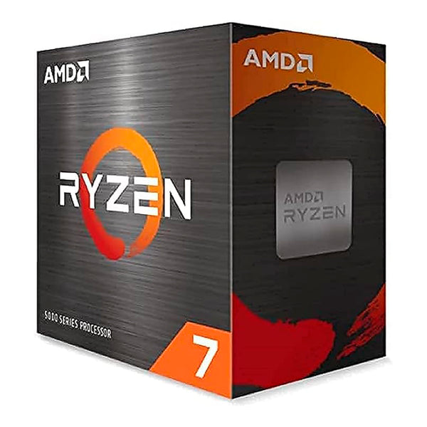 AMD RYZEN 7 5700X - PROCESSADOR - 3.4GHz (TURBO 4.6GHz) 32MB CACHE AM4 100-100000926WOF, Cerâmica cinza