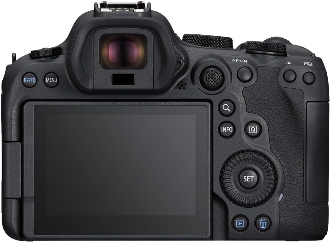 Canon Câmera mirrorless EOS R6 Mark II (apenas corpo), câmera full-frame, sensor CMOS de 24,2 megapixels, recursos de foto e vídeo, preto