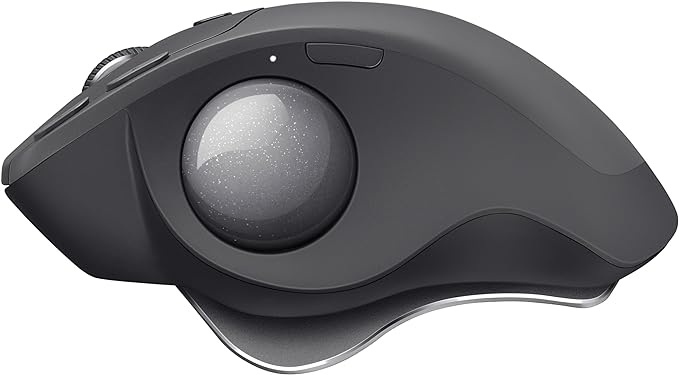 Logitech MX Ergo Plus Trackball sem fio avançado para PC e Mac com cunha extra de 10°