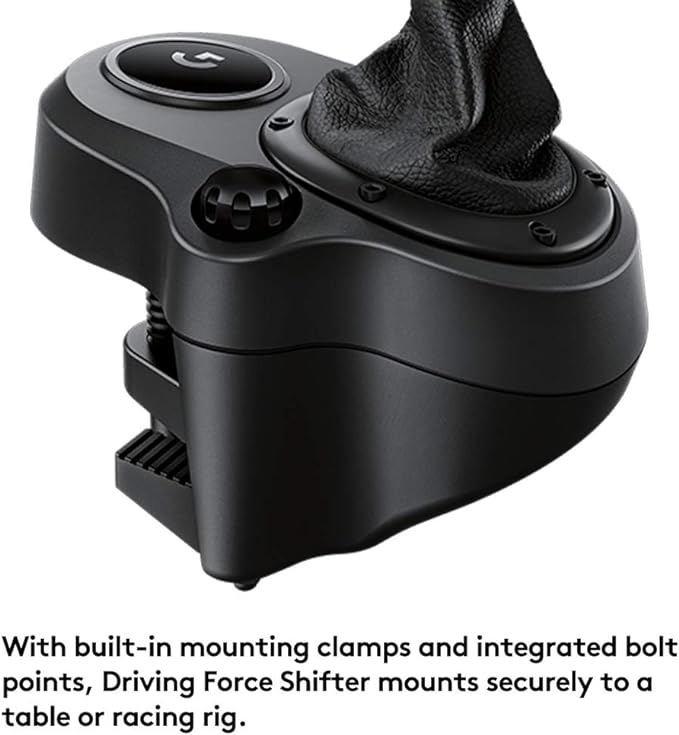 Câmbio Logitech G Driving Force - Compatível com Volantes Logitech G923, G29 e G920 para PS5, PS4, Xbox Series X|S, Xbox One e PC