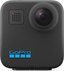 GoPro Max 360 - Câmera de Ação à Prova d'água, Vídeo 360 5.6K, Reenquadramento 4K, Foto 360, GPS, Live 1080p, Max HyperSmooth, TimeWarp, Trava de horizonte