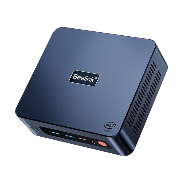 Beelink Processador N5105 (até 2,9 GHz), Mini PC U59 Pro, Windows 11 Mini computador desktop, 16 GB DDR4 + 500 GB SSD, suporta 4K Dual HDMI/Type-C, Dual WiFi, BT4.0 computadores pequenos