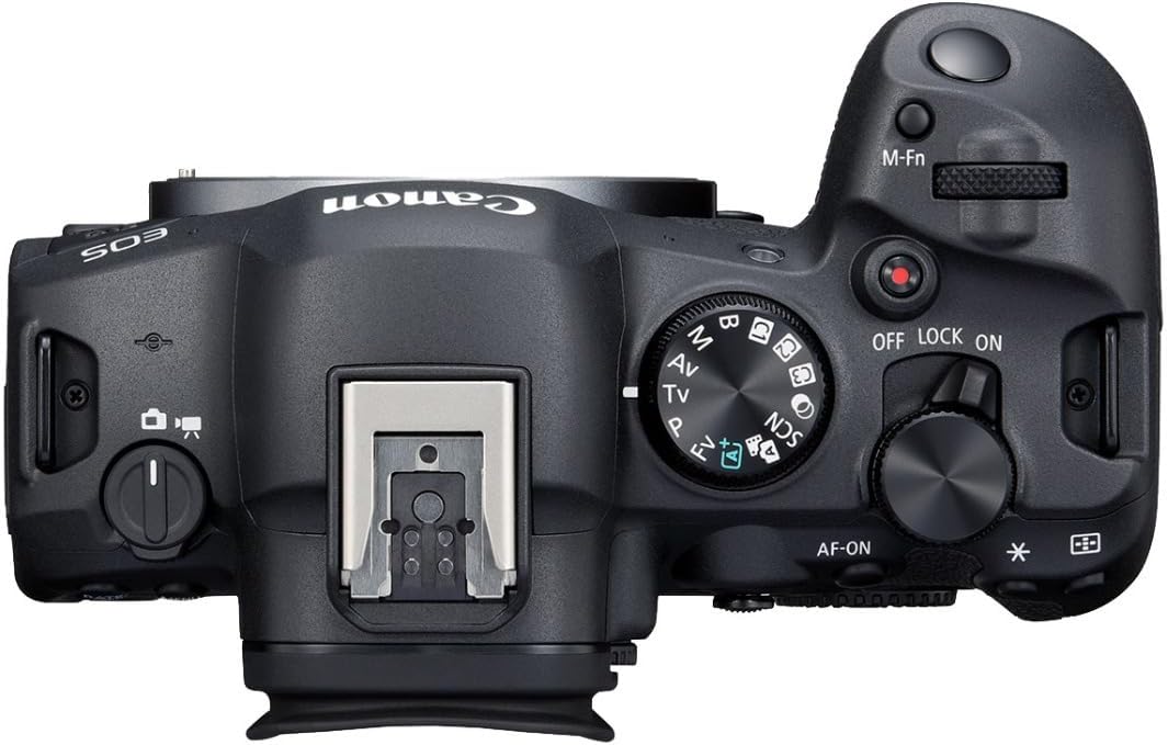 Canon Câmera mirrorless EOS R6 Mark II (apenas corpo), câmera full-frame, sensor CMOS de 24,2 megapixels, recursos de foto e vídeo, preto
