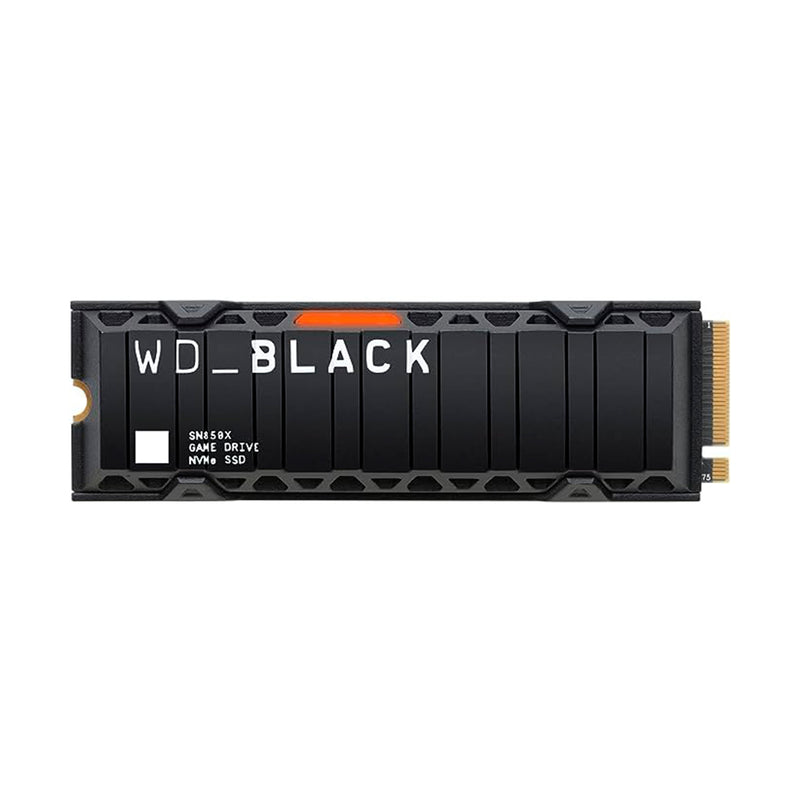 WD_BLACK, SSD SN850x 2TB NVMe M.2 2280 (Leitura até 7300MB/s e Gravação até 6600MB/s) - Com dissipador