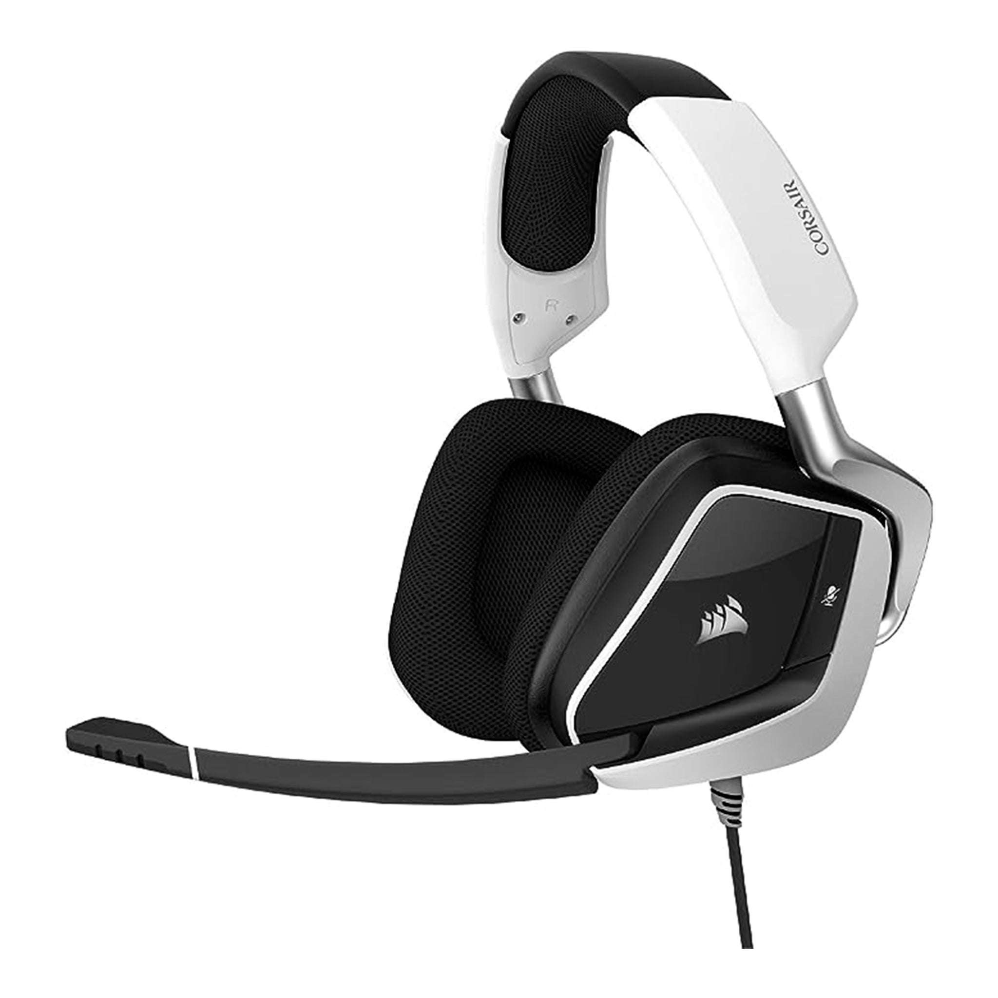 Headset Gamer Premium Corsair Void RGB Elite USB com 7.1 Surround - Preto e Branco CA-9011204-NA