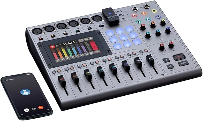 Zoom Podtrack P8 Gravador Digital e Estudio Portatil