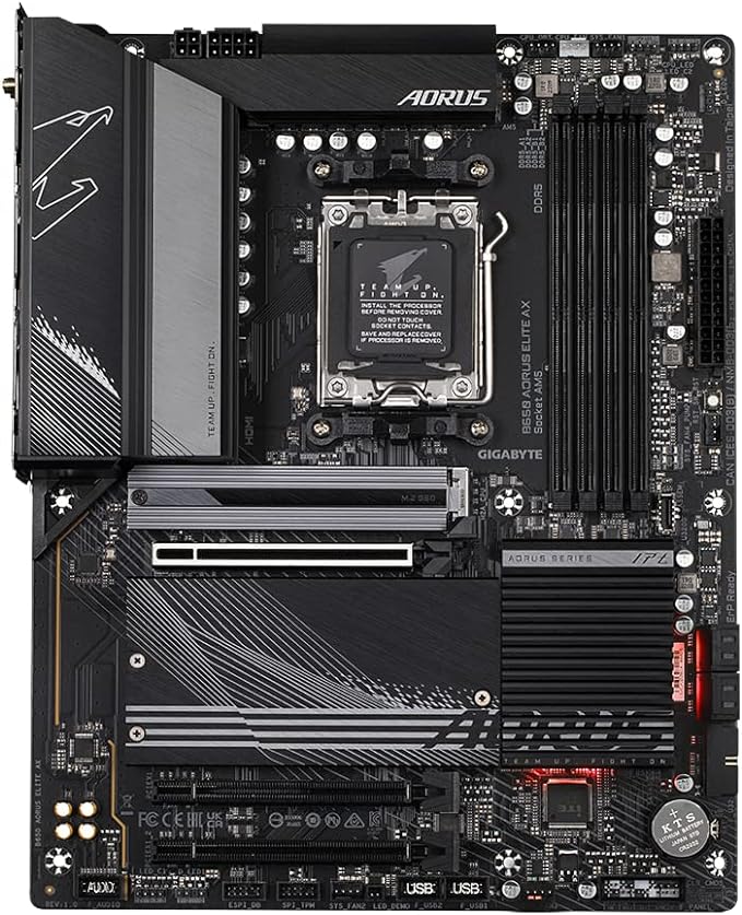 Gigabyte B650 Aorus Elite Ax, Ddr5, Atx, Am5 - Placa Mãe