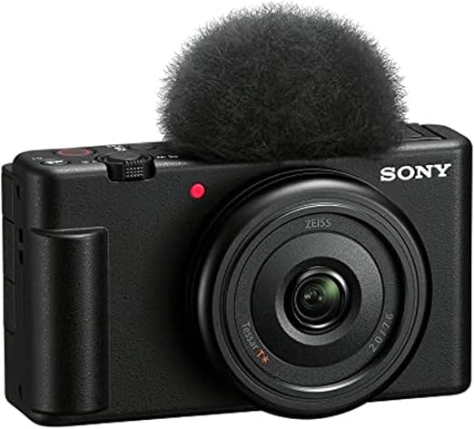 Sony Câmera Vlog ZV-1F para criadores de conteúdo e vloggers preta