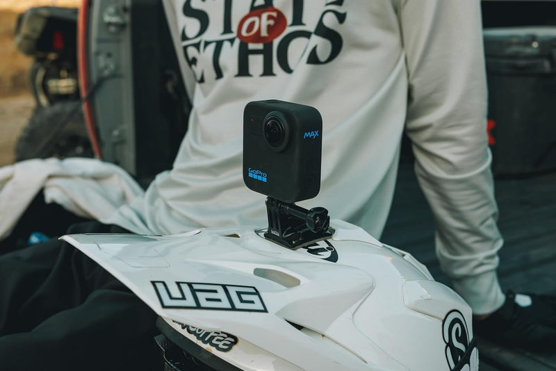 GoPro Max 360 - Câmera de Ação à Prova d'água, Vídeo 360 5.6K, Reenquadramento 4K, Foto 360, GPS, Live 1080p, Max HyperSmooth, TimeWarp, Trava de horizonte