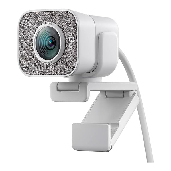 Logitech StreamCam, Webcam de transmissão ao vivo, Vídeo vertical Full HD 1080p 60fps de 60fps, Foco e Exposição automáticos inteligentes, com USB-C, PC/Mac - Branco