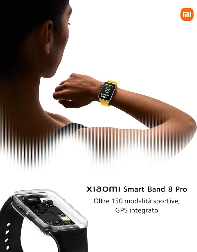Xiaomi Mi Smart Band 8 Pro versão global (preto)