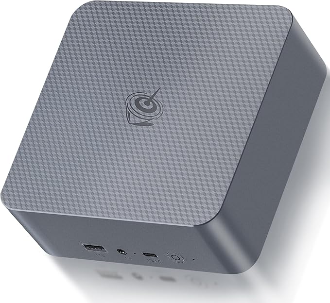 Beelink Mini PC EQI12, Intel Core i7-12650H (10C/16T, até 4,7GHz), Mini computador com 24GB LPDDR5 RAM 1TB M.2 2280 PCle 4.0x4 SSD, PSU/4K Dual Screen Display/WiFi6/BT5.2/Dual Gigabit LAN