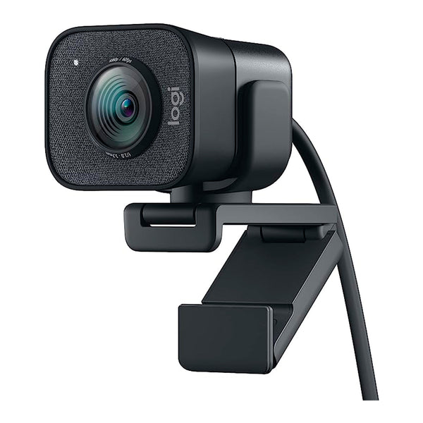 Webcam Full HD Logitech StreamCam Plus para Streaming e Criação de Conteúdo com Microfone Embutido, Conexão USB-C e Tripé Incluso - Compatível com Logitech Capture