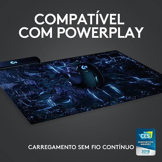 Mouse Gamer Sem Fio Logitech G502 LIGHTSPEED com Tecnologia RGB LIGHTSYNC, Ajustes de Peso, 11 Botóes Programáveis, Sensor HERO 25K e Bateria Recarregável - Compatível com POWERPLAY