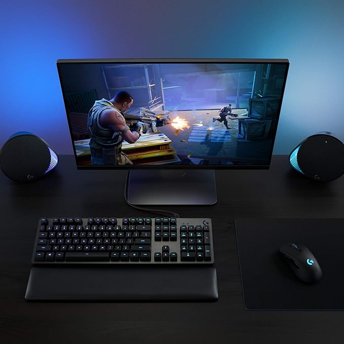 Mouse Gamer Sem Fio Logitech G703 LIGHTSPEED com RGB LIGHTSYNC, 6 Botões Programáveis, Sensor HERO 25K e Bateria Recarregável - Compatível com POWERPLAY