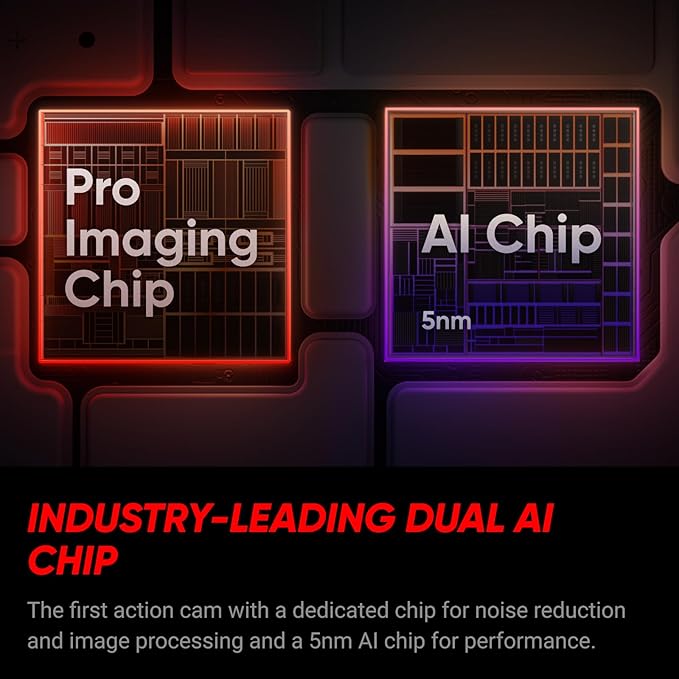 Insta360 Pacote de bateria dupla padrão Ace Pro 2 – Câmera de ação à prova d'água 8K projetada com Leica, sensor de 1/3.3 cm, chip de IA duplo, baixa luz, áudio superior, tela flip e edição de IA