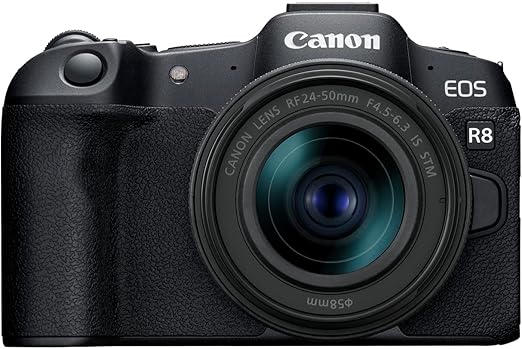 Câmera Canon Eos R8 24.2mp 4k60 Mirrorless Cor Preto