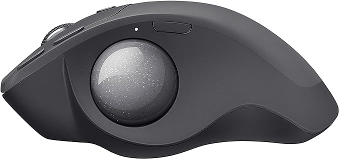 Logitech MX Ergo Plus Trackball sem fio avançado para PC e Mac com cunha extra de 10°