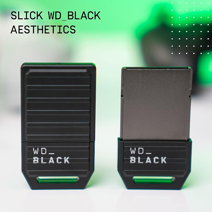 WD_Black Placa de expansão C50 de 1 TB, oficialmente licenciada para Xbox – Retomada rápida, Plug & Play, expansão NVMe SSD para consoles de jogos Xbox Series X|S - WDBMPH0010BNC-WCSN