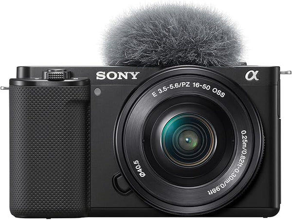 Sony Alpha ZV-E10 - Kit de câmera Vlog sem espelho com lentes intercambiáveis APS-C - Preto