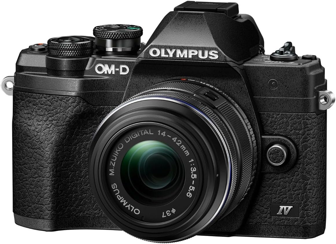 Câmera OM SYSTEM Olympus OM-D E-M10 Mark IV (Cor Preta) com Lente Ol