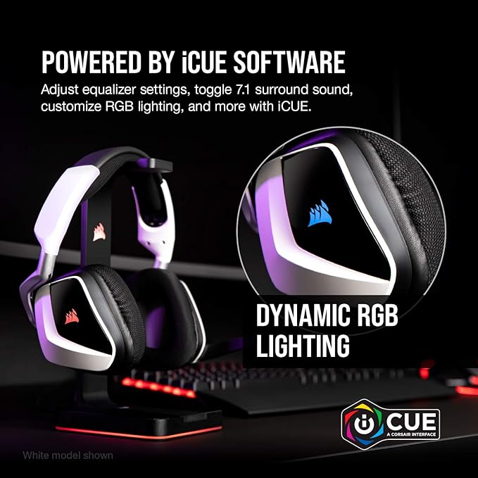 Headset Gamer Premium Corsair Void RGB Elite Wireless com 7.1 Surround - Preto CA-9011201-NA