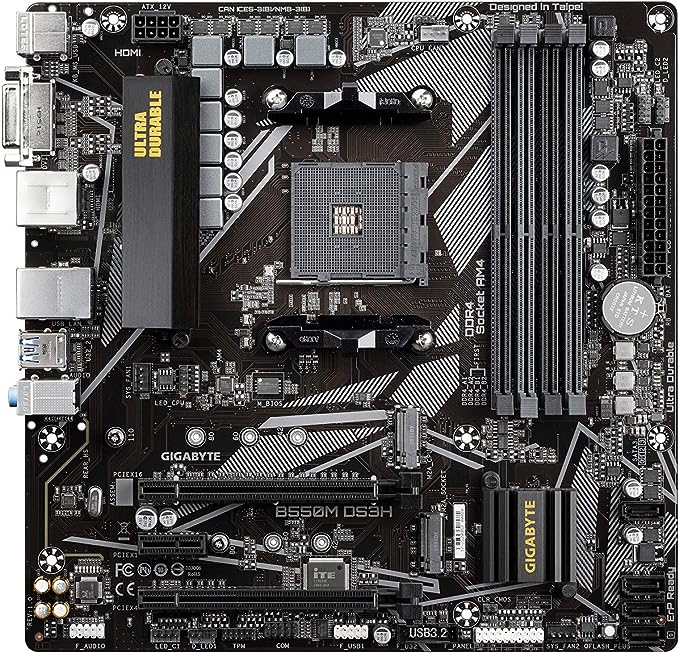 PLACA MAE GIGABYTE B550M DS3H (REV. 1.4) CHIPSET AMD B550 AM4, MICRO ATX DDR4 - B550M DS3H 1.4